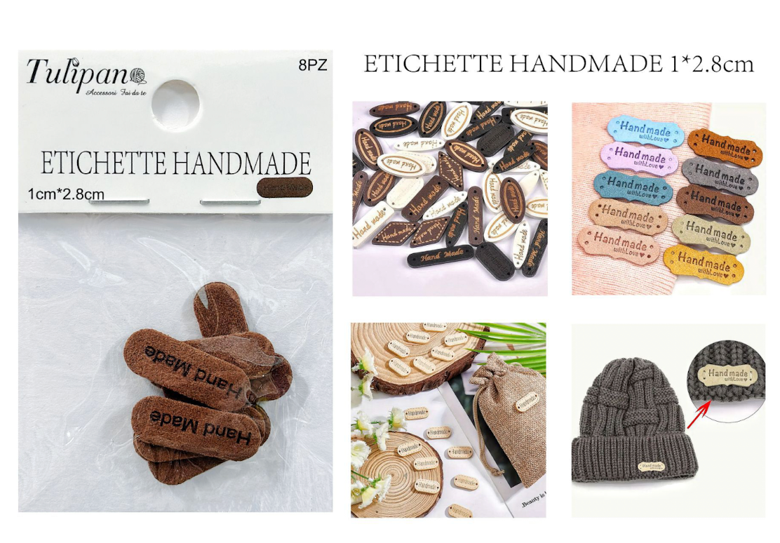 ETTICHETTE IN PELLE 8PZ
