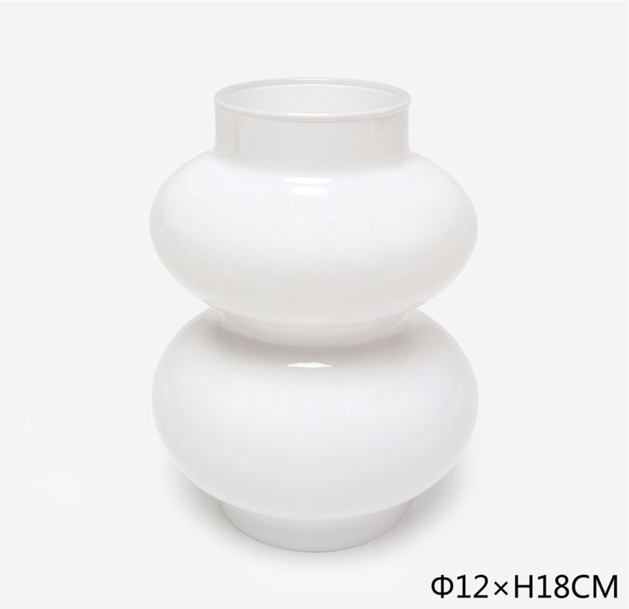 VASO VETRO H18CM