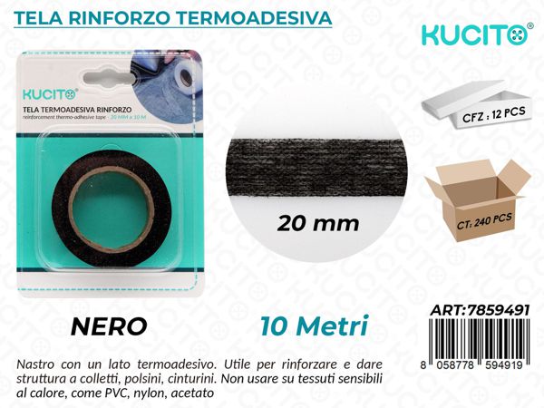 NASTRO TERMOADESIVA 20MM