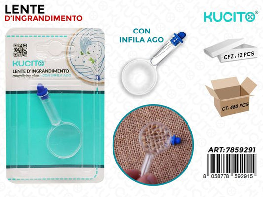 LENTE INGRANDIMENTO CON INFILA AGO