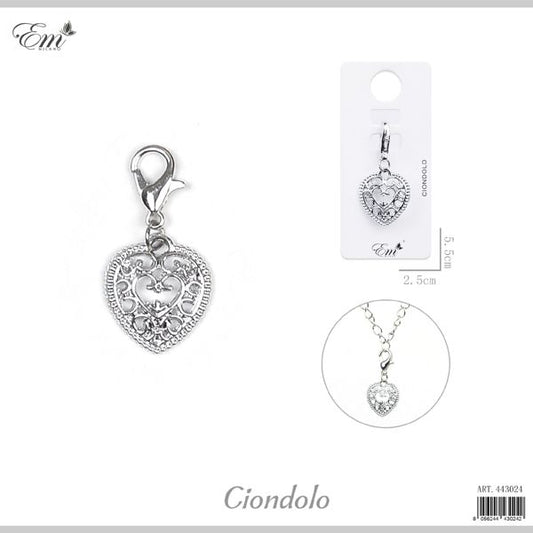 CIONDOLO CUORE VINTAGE