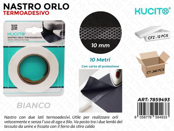 NASTRO ORLO TERMOADESIVO 10MM