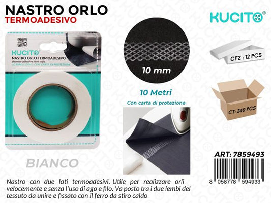 NASTRO ORLO TERMOADESIVO 10MM