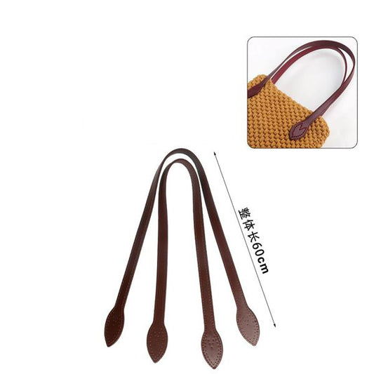 MANICI PELLE MARRONI 60CM