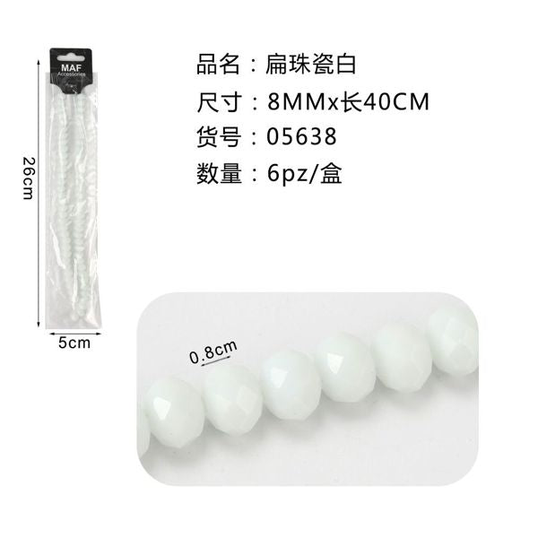 PERLINE CRISTALIZZATI 8MM