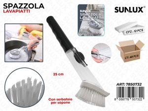 SPAZZOLA CON DISPENSER