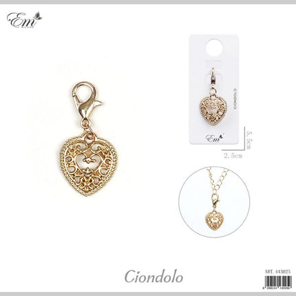 CIONDOLO CUORE VINTAGE